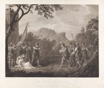 Aganeccas fald, 1783 af James Parker