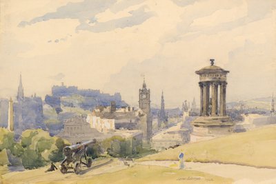 Edinburgh fra Calton Hill af James Paterson