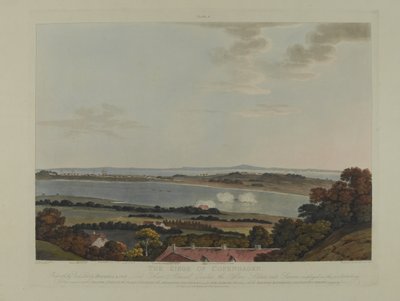 Danmark 1807: Belejringen af København, indgraveret af Robert Pollard (1792-1867) og Joseph Constantine Stadler (1780-1812) udgivet i 1807 (farvet akvatint) af James Pattison Cockburn