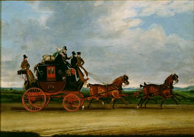 The Dover til London Mail af James Pollard