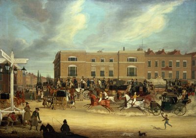 Elefanten og slottet på Brighton Road af James Pollard