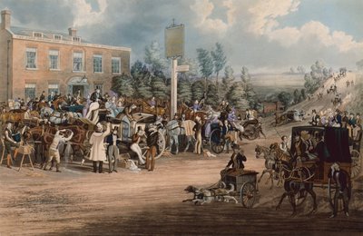The Lord Nelson Inn, Cheam af James Pollard