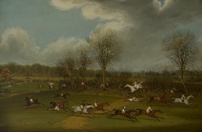St Albans Grand Steeplechase den 8. marts 1832, 1832-33 af James Pollard