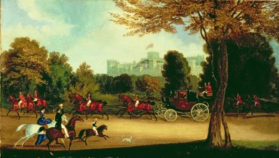 William IV kører i Windsor Park af James Pollard