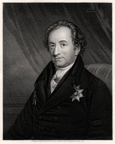 Johann Wolfgang von Goethe, tysk digter, dramatiker og videnskabsmand, 1800-tallet af James Posselwhite