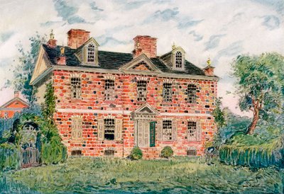 Cliveden, Germantown, Pennsylvania, USA, c1700-tallet 1921. af James Preston