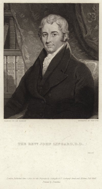 Portræt af John Lingard af James Ramsay