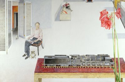 Portræt af Lord John Cholmondeley, 1968 af James Reeve
