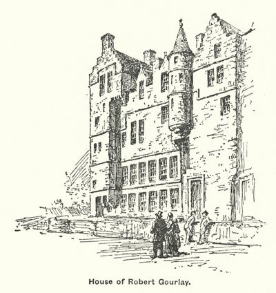 House of Robert Gourlay (litho) af James Riddel