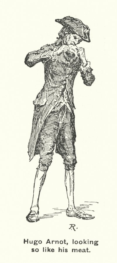 Hugo Arnot, der ligner sit kød (litho) af James Riddel