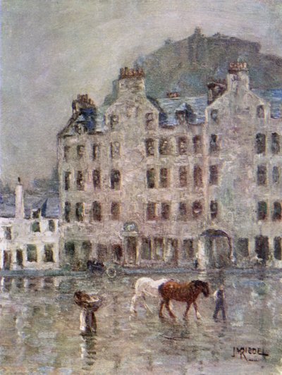 White Hart Inn, Grassmarket af James Riddel