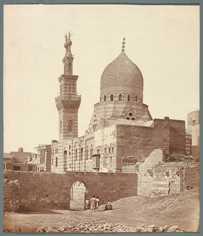 Egypten. Kairo. Religiøst gravkompleks for den mamlukkiske emir Kani Bey Ar-Rammah (1503) af James Robertson