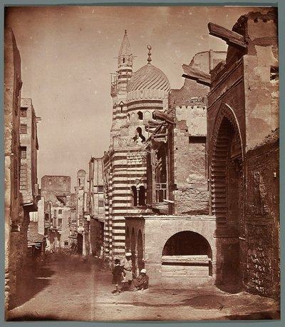 Egypten. Kairo. Den mamlukkiske emir Ajtmisz Al-Badżasis moské (1383/1384) af James Robertson