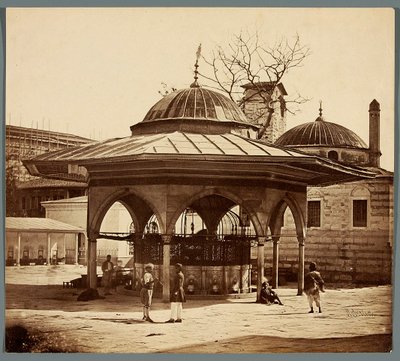 "Fontæne i gården ved Hagia Sophia" af James Robertson