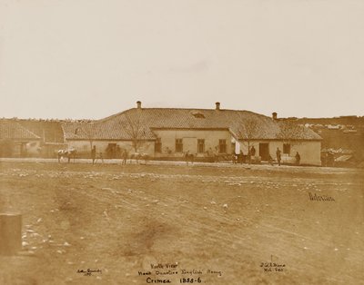 North View Head Quarters English Army, ca. 1855 (foto) af James Robertson