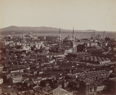 Panorama af Konstantinopel,1857 (foto) af James Robertson