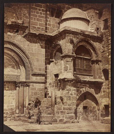 Forhal til Den Hellige Grav, Jerusalem [Jerusalem. Gravkirken - frankernes kapel] af James Robertson