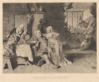 Jack Falstaff og Doll Tearsheet af James S. King