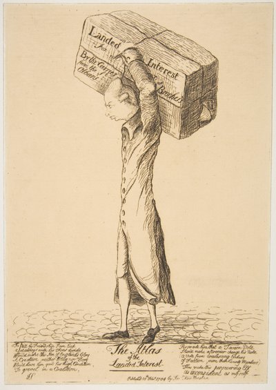 Atlaset over den jordede interesse, 18. februar 1784. af James Sayers