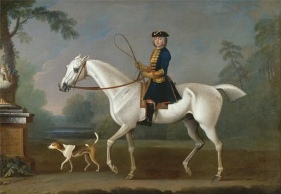 Sir Roger Burgoyne rider på 