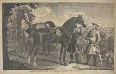 To jægere, der tilhører hans nåde, hertugen af Bolton af James Seymour
