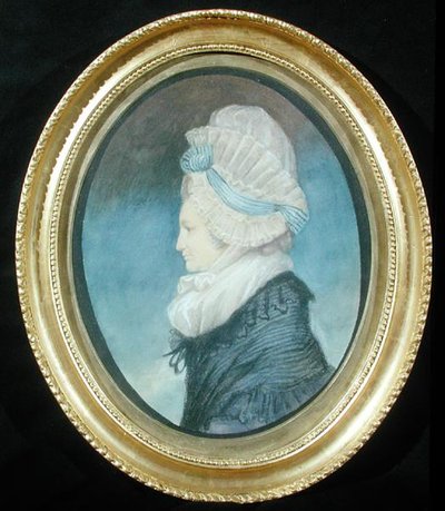 Fru Thrale (pastel på papir) af James Sharples