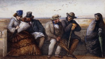 Sladder ved havet, af James Smetham