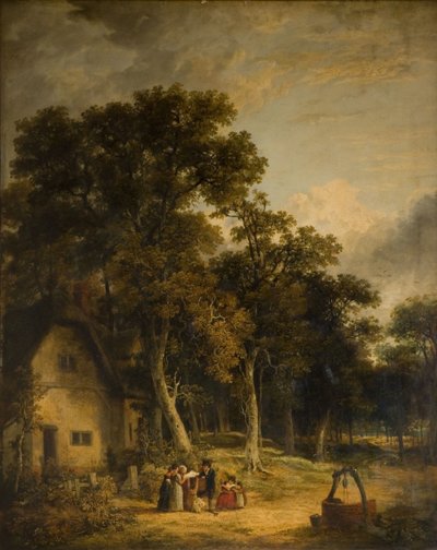 Sommerhus i en skov, 1859. af James Stark