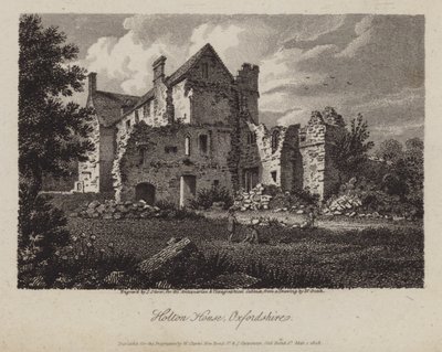 Holton House, Oxfordshire (gravering) af James Storer