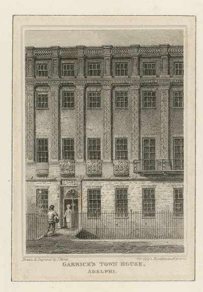 Skuespilleren David Garricks byhus af James Storer