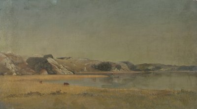 Landskab (olie på lærred) af James Suydam
