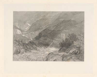 Llanthony, Monmouthshire af James T. Willmore
