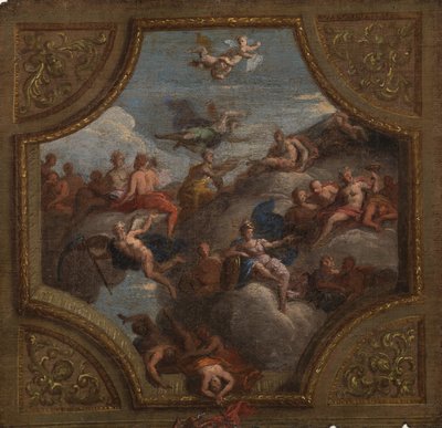 Skitse til en loftsdekoration, 1700 af James Thornhill