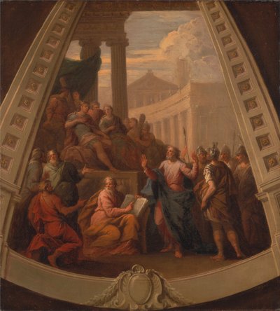 Paulus foran Agrippa af James Thornhill