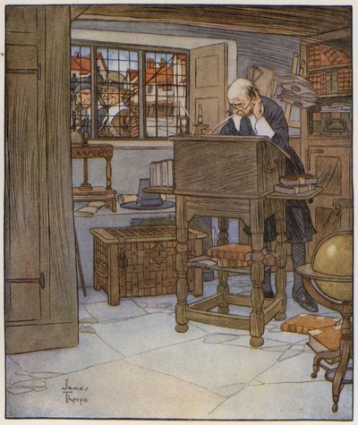 Illustration til The Compleat Angler af Izaak Walton af James Thorpe