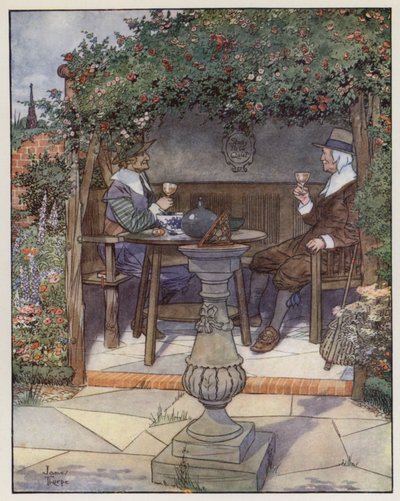 Illustration til The Compleat Angler af Izaak Walton af James Thorpe