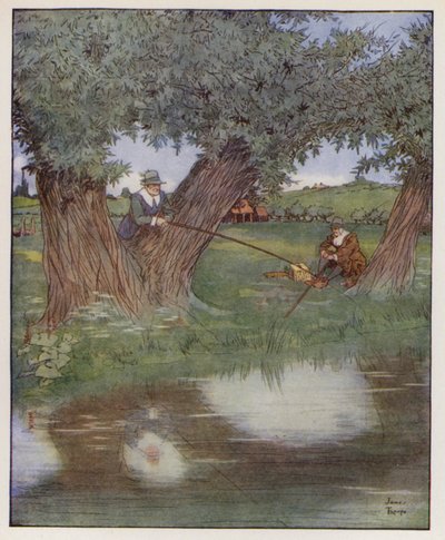 Illustration til The Compleat Angler af Izaak Walton af James Thorpe