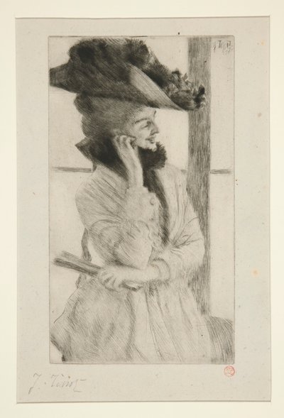 Ved vinduet af James Tissot