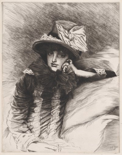 Bertha, 1883. af James Tissot