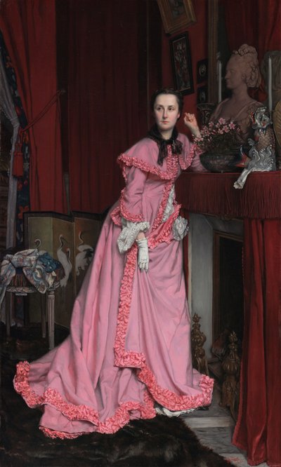 Portræt af Marquise de Miramon, født Thérèse Feuillant af James Tissot