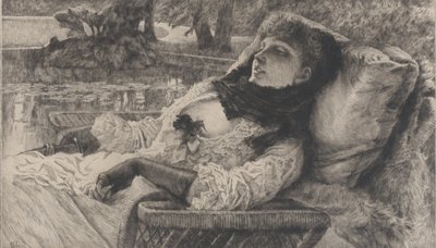 Sommeraften, 1881. af James Tissot