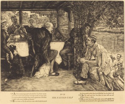 Den fede kalv, 1882. af James Tissot