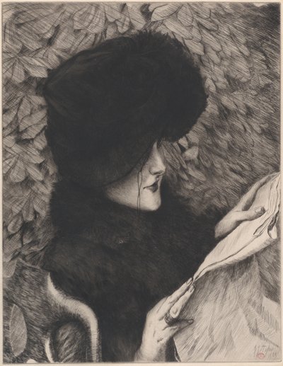 Avisen, 1883. af James Tissot