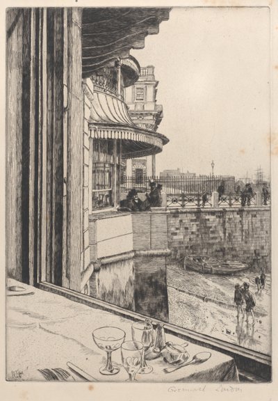 Trafalgar Tavern, Greenwich, 1878. af James Tissot