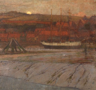 Lavvande på Esk, nær Whitby af James Valentine Jelley