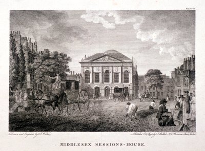 Clerkenwell Green, Finsbury, London, 1796 af James Walker