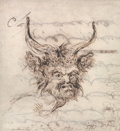 En satyrs hoved af James Ward