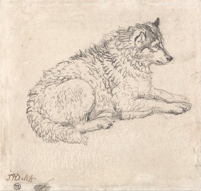 Polarhund, vendt mod højre af James Ward