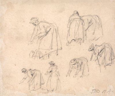 Figurstudier: Kvinder, der arbejder af James Ward