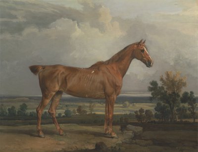 Jæger i et landskab af James Ward